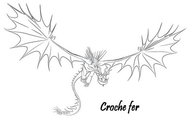 coloriage dragons 2 croche fer